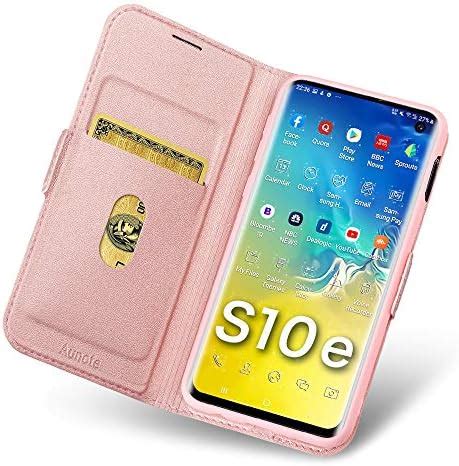 Aunote Samsung S10e Case Galaxy S10e Case Wallet Ultra Slim Flip