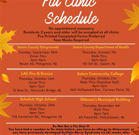 Free Flu Shot Clinics | Township of Pennsville