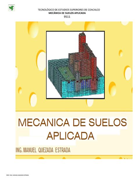 02 Encuadre Mecánica Suelos Aplicada MECNICA DE SUELOS APLICADA 9511