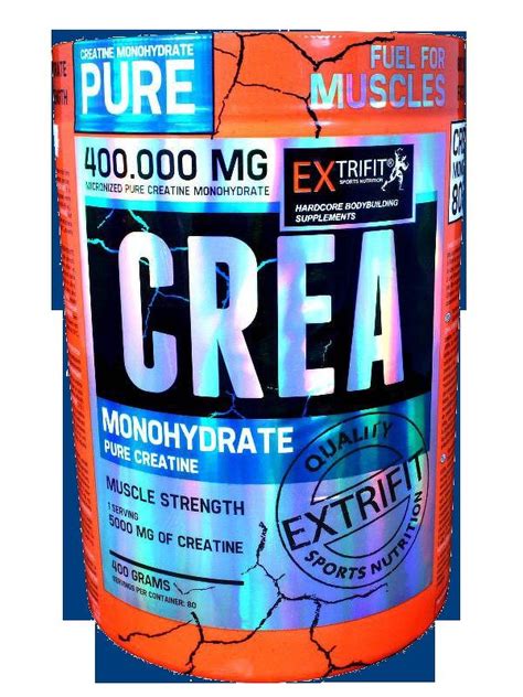 Crea Monohydrate Pure Creatine Extrifit G Medik Cz