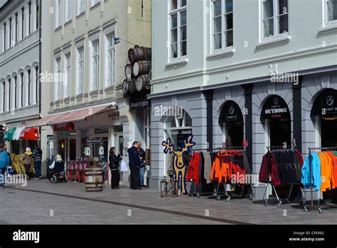Shopping Mall Grosse Strasse In Flensburg Schleswig Holstein Germany