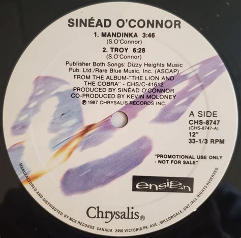 Sinéad O'Connor – Mandinka / Troy (1987, Vinyl) - Discogs