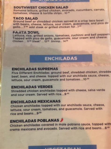 Menu At Las Palapas Mexican Restaurant Livonia