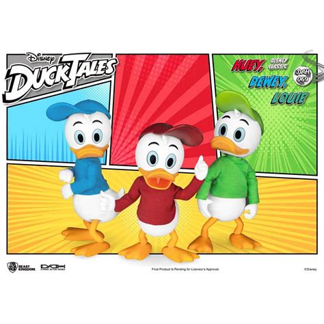 Beast Kingdom Ducktales Huey Dewey Louie Dynamic Mcfly Colecion Veis