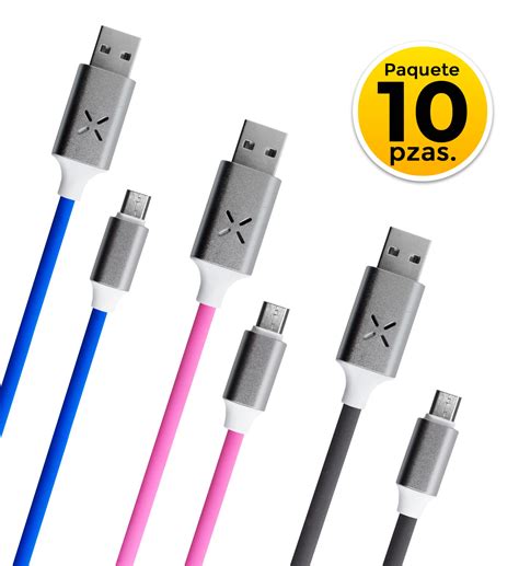 Paquete de cables V8 con diseño elástico de 10 piezas Buytiti