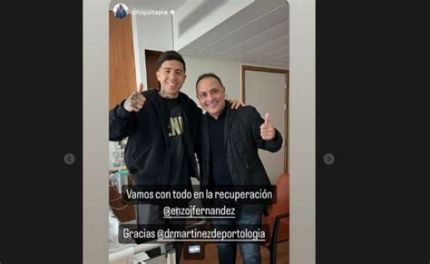 Enzo Fern Ndez Brind Un Mensaje Tras Su Operaci N Voy A Volver M S