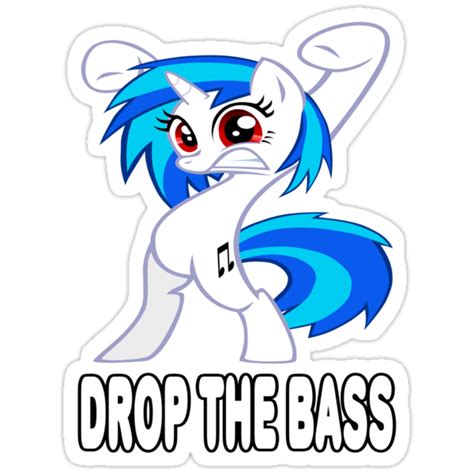 Drop The Bass Stickers By Mrbluesky Redbubble