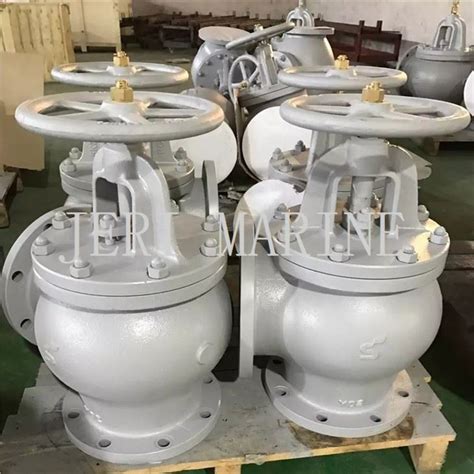 China Customized Marine JIS F7306 Cast Iron Angle Valve Manufacturers