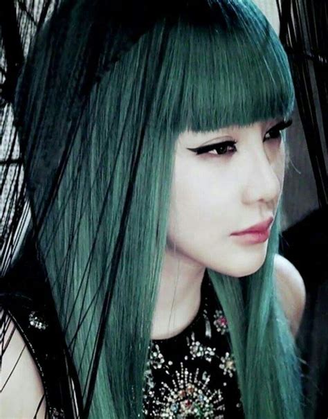 Best Kpop Female Idols That Rocked Green Hair K Pop Amino