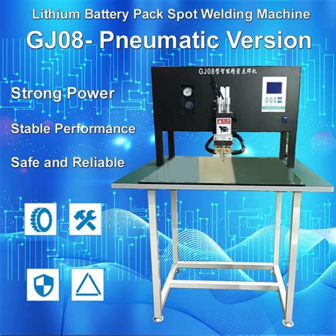 Pneumatic Ac Manual Gantry Type Tab Spot Welder Machine For