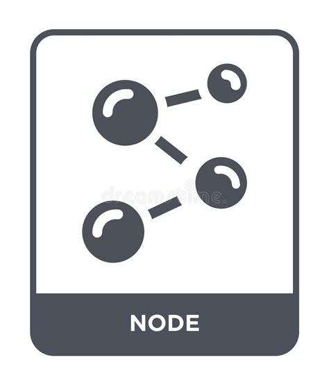 node icon  trendy design style node icon isolated  white