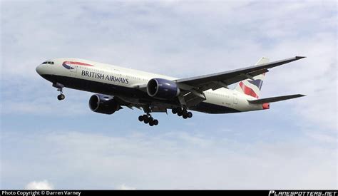 G Raes British Airways Boeing Er Photo By Darren Varney Id