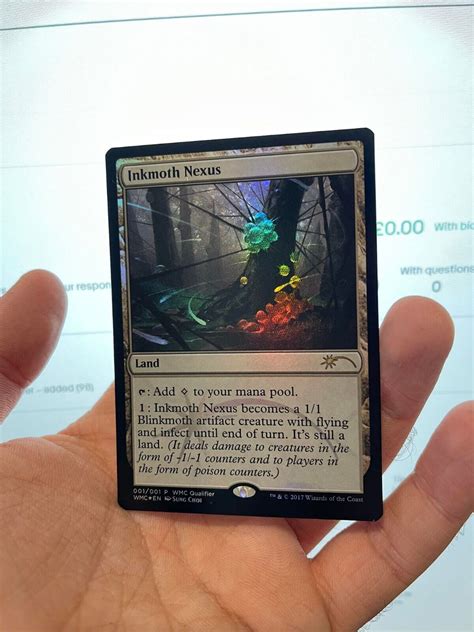 1X FOIL Inkmoth Nexus NM MTG Magic WMCQ World Magic Cup Qualifier Promo