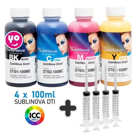 Tinta De Sublimaci N Para Recargables Epson Sublinova Perfil Icc