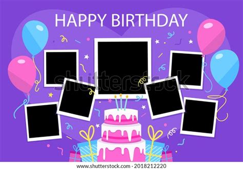 Kids Birthday Collage Photos Images And Pictures