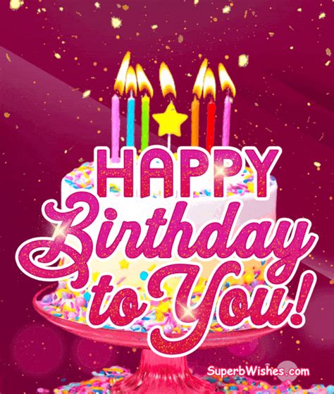 Free Happy Birthday  Images Animated Birthday S Superbwishes