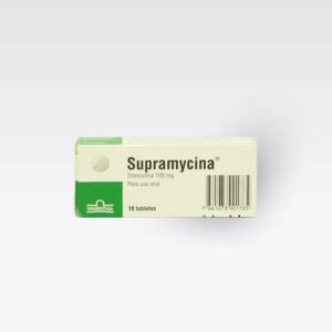 SUPRAMYCINA 100MG X 10 TABSREQUIERE RECETA MÉDICA Farmacia Dermatológica