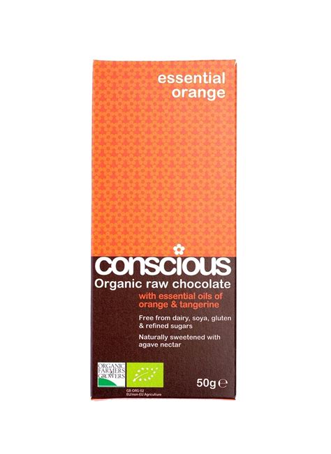 Essential Orange 50g Raw Organic Bar Globalxrus