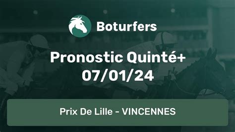 Pronostic PMU du Quinté du jour du 07 01 24 R1C4 VINCENNES YouTube