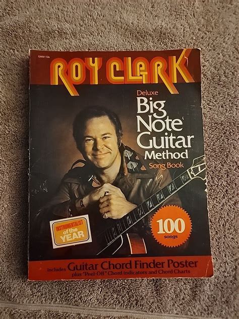 Roy Clark Deluxe Big Note Guitar Method Songbook 1984 Edition Ebay