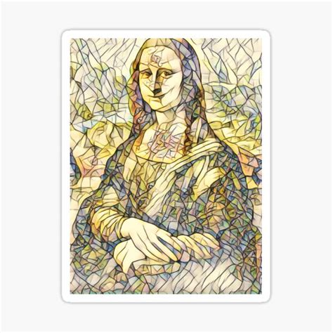 Monna Lisa Gioconda Leonardo Da Vinci Sticker For Sale By