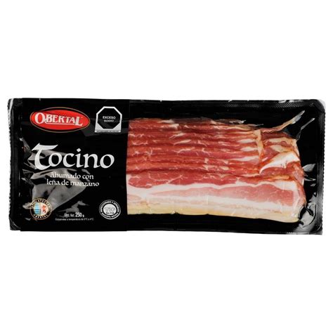 Tocino Obertal ahumado con leña de manzano 250 g Walmart