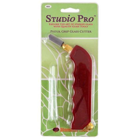 Studio Pro 653 Pistol Grip Glass Cutter With Oil Reservoir