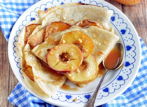 Crêpes aux pommes et au caramel salé FemininBio