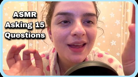 ASMR Asking 15 Simple Questions To Send You To Sleep Whispers Eye