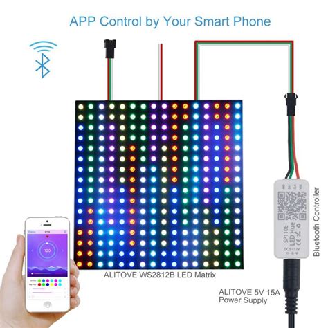 Sp E Bluetooth Pixel Light Controller Ws Ws B Ws