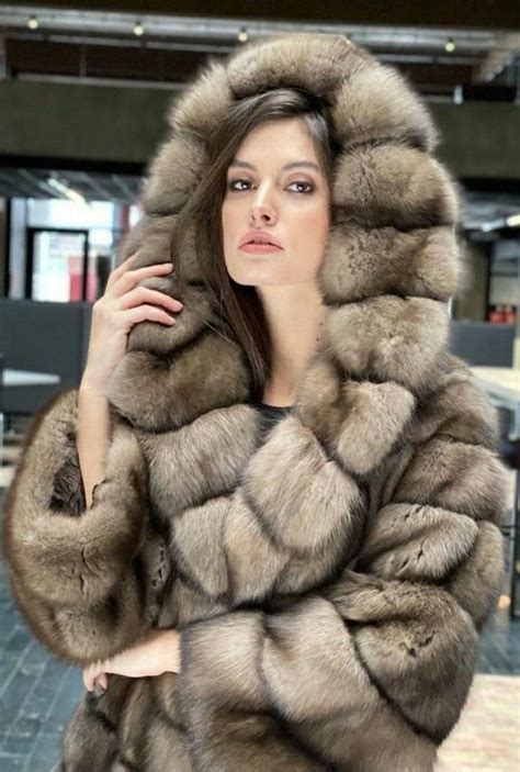 Sable Fur Coat Fox Fur Coat Fur Coats Ice Queen Furs Hoods