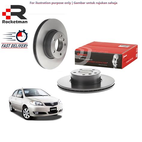 Brembo Front Disc Rotor Toyota Vios Ncp Shopee Malaysia