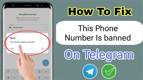 Fix Telegram This Phone Number Is Banned Recover Youtube