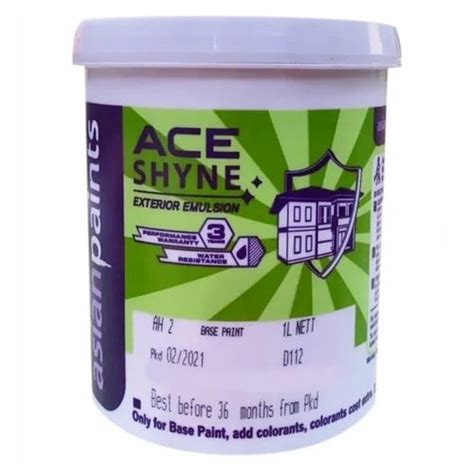 Asian Paints Ace Shyne Exterior Emulsion 1 Ltr At Rs 400 Bucket Of 1