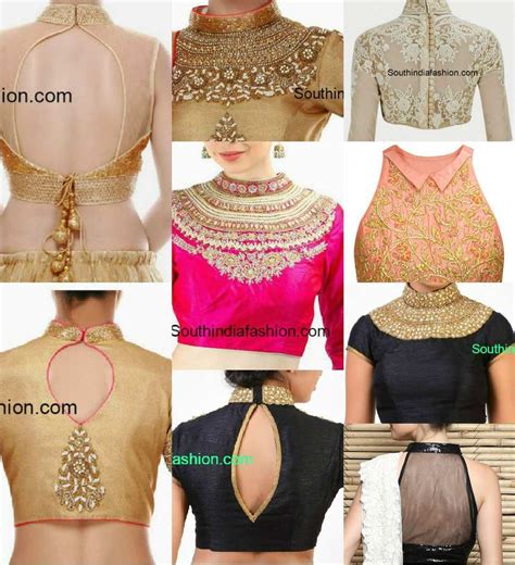 New Fashion Blouse Back Neck Designs 45 Awesome Collection Of Blouse