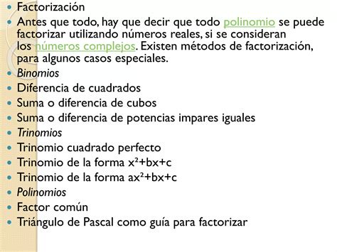 Que Es La Factorizacion PPT