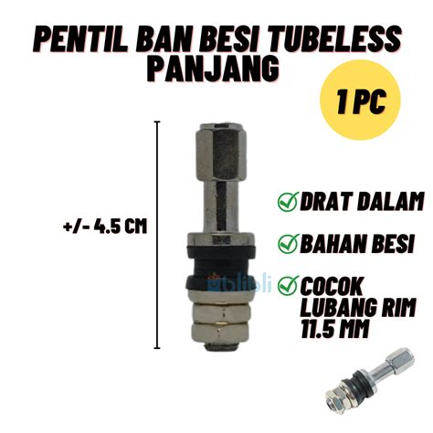 Jual Pentil Ban Tubeless Motor Mobil Pentil Besi Drat Luar Cm Di