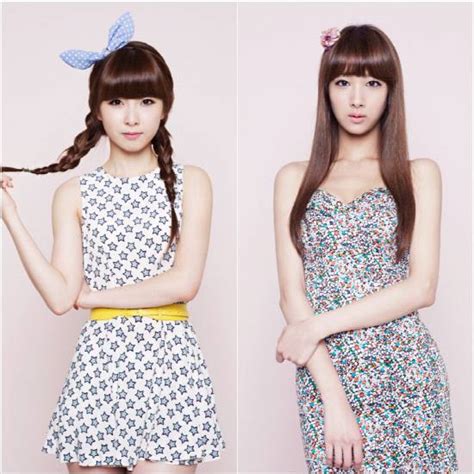 Koreanaddict Nine Muses Minha And Hyuna Look Like Twins