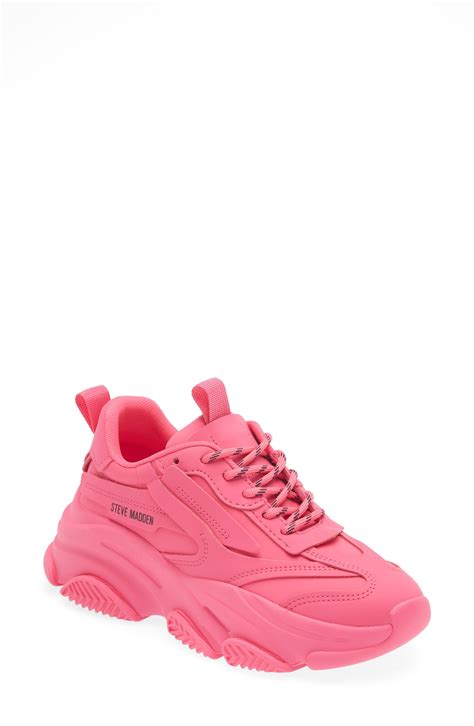 Steve Madden Possession Sneaker In Pink Lyst