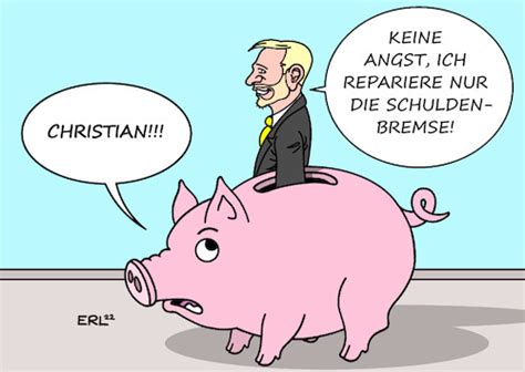 Schuldenbremse By Erl Politics Cartoon Toonpool