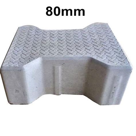 Concrete Grey 80mm I Shaped Paver Block For Flooring Dimensions