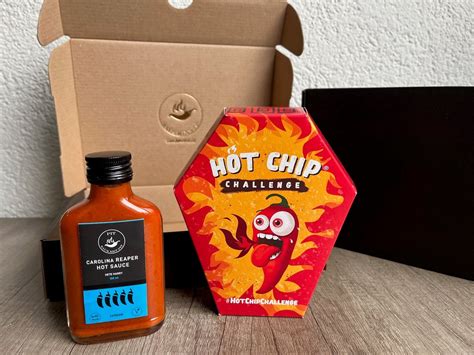 Hot Chip Challenge Carolina Reaper Saus Ml Miljoen Scoville Uitdaging Bol
