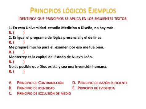 PPT Principios Lógicos Fundamentos de los Filósofos PowerPoint