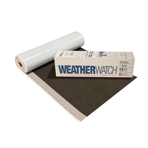 Gaf Weatherwatch 36 In X 50 Ft 150 Sq Ft Mineral Surfaced Peel And Stick Roof Leak Barrier