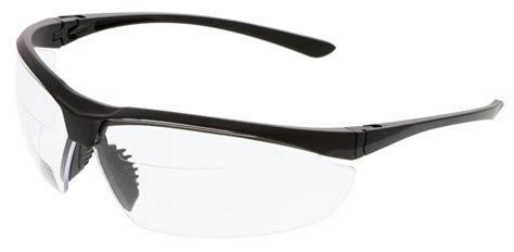 Mcr Safety Vl2 Bifocal Safety Glasses With Clear Dual Segment Bifocal Lens Z871 Ebay