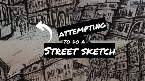 Pen Ink Urban Sketching Street Sketch Timelapse YouTube