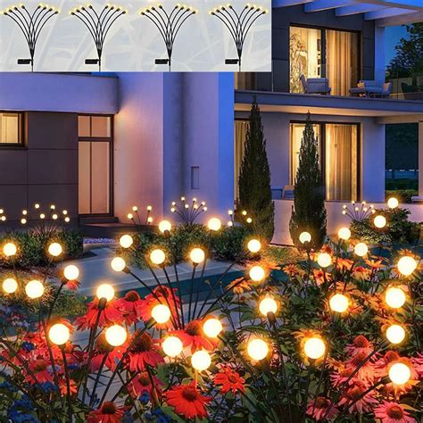 FORMIZON Luce Solare da Giardino 5 Pezzi LED Medusa con 8 Modalità di