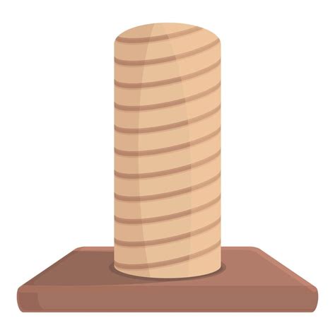 Shop Pet Tower Icon Cartoon Vector Cat Post 21449241 Vector Art At