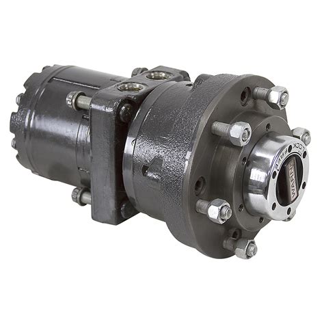 456 Cu In White Hydraulic Motor W Wheel Flange Locking Hub