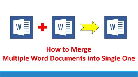 HOW TO MERGE MULTIPLE WORD DOCUMENTS INTO SINGLE WORD DOCUMENT